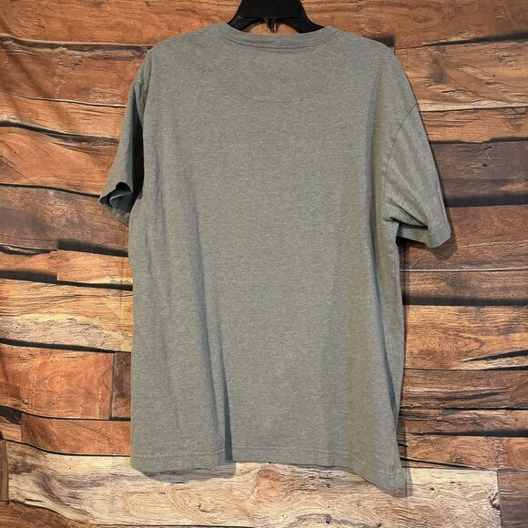 Texas Rangers Mitchell & Ness MLB Men's Gray Retro Logo Short Sleeve XL T-Shirt - Picture 5 of 7